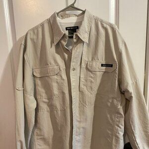 BMW Motorrad RipStop Fabric Button Down Long Sleeve